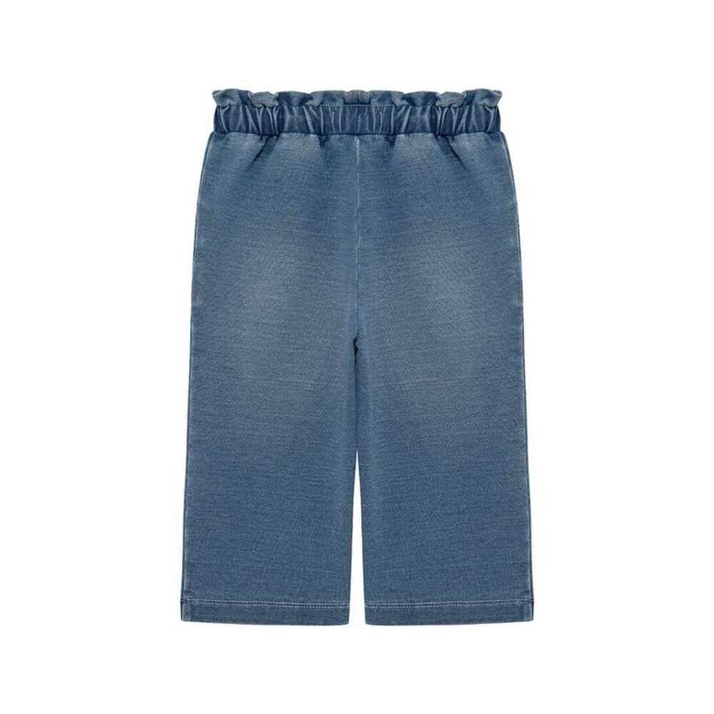 Habitual Girls Wide Leg Paper Bag Pant, Blue